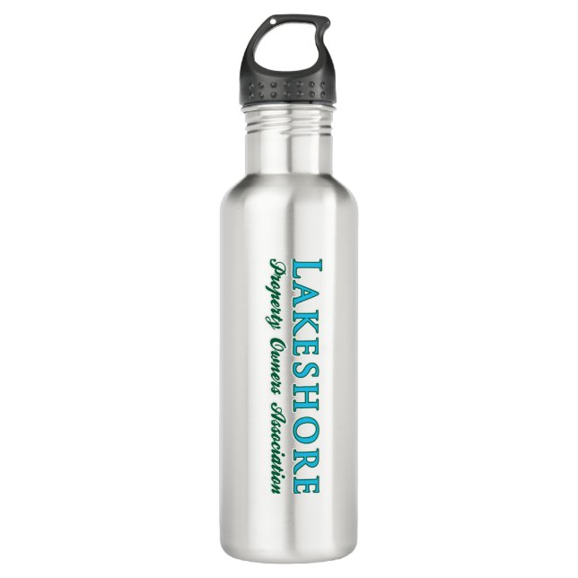 Water Bottle, Stainless Steel, 24 oz Stainless Steel Water Bottle (Front)