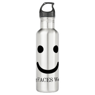 Water Bottle, Stainless Steel, 24 oz Stainless Steel Water Bottle