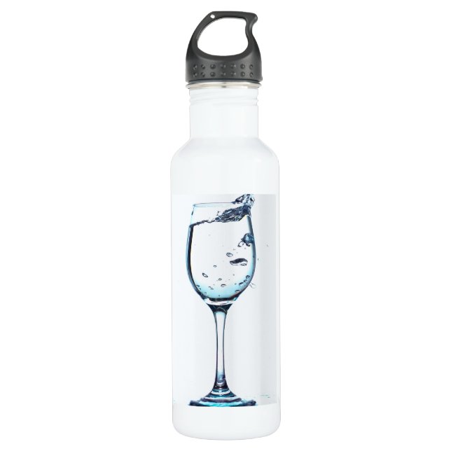 Water Bottle, Stainless Steel, 710 ml Stainless Steel Water Bottle (Front)