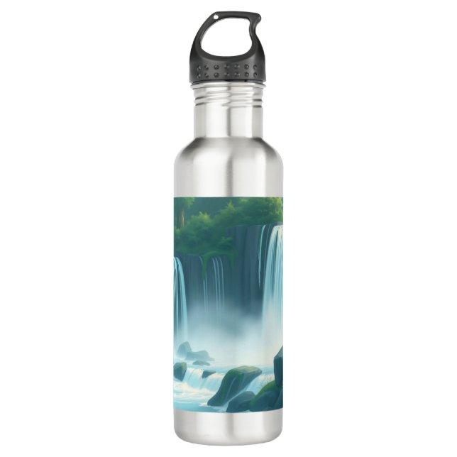 Water bottle. stainless steel water bottle (Front)