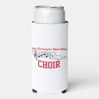 Water Bottle with Black Cursive Name, Phone, Year Seltzer Can Cooler