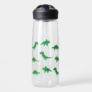 Water bottle with dinosaurs