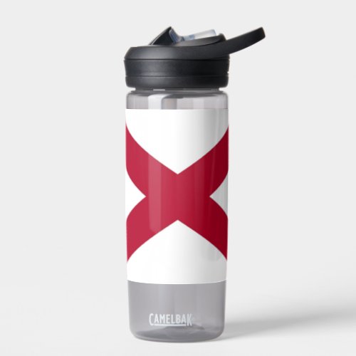 Water bottle with flag of Alabama US