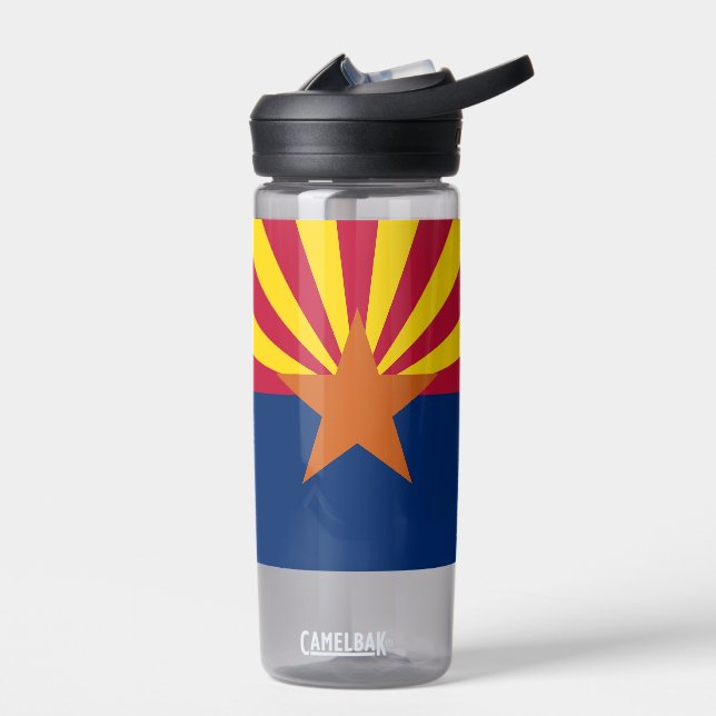Water bottle with flag of Arizona State, U.S. (Left)