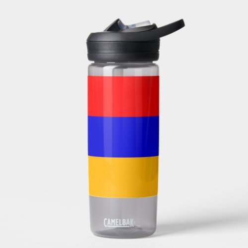 Water bottle with flag of Armenia