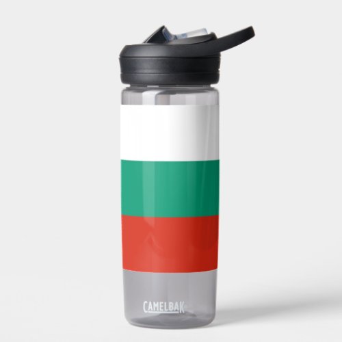 Water bottle with flag of Bulgaria