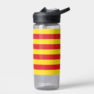 Water bottle with flag of Catalonia