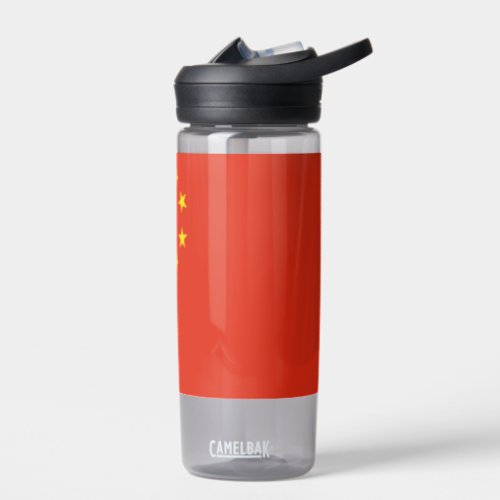 Water bottle with flag of China