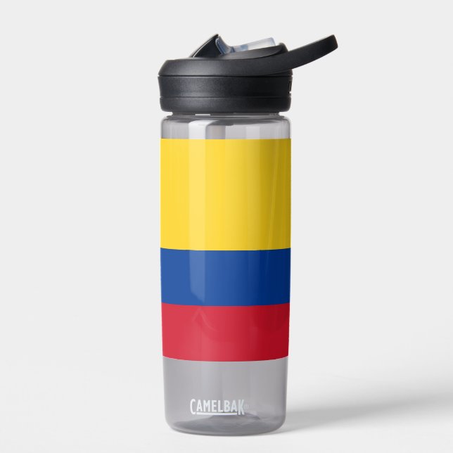 Water bottle with flag of Colombia (Left)