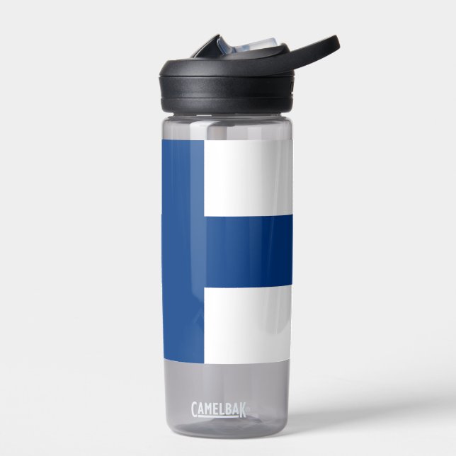 Water bottle with flag of Finland (Left)