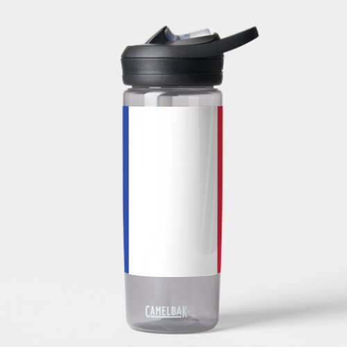 Water bottle with flag of France