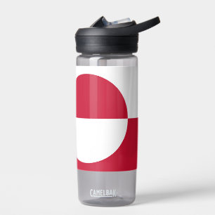 Water bottle with flag of Greenland
