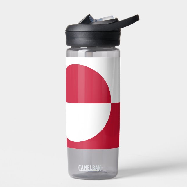 Water bottle with flag of Greenland (Left)