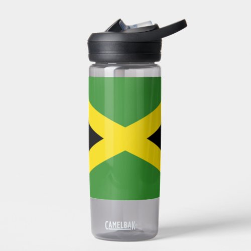 Water bottle with flag of Jamaica