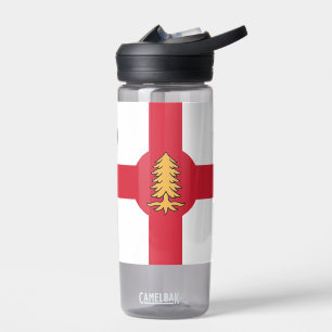 Water bottle with flag of Montreal, Quebec, Canada