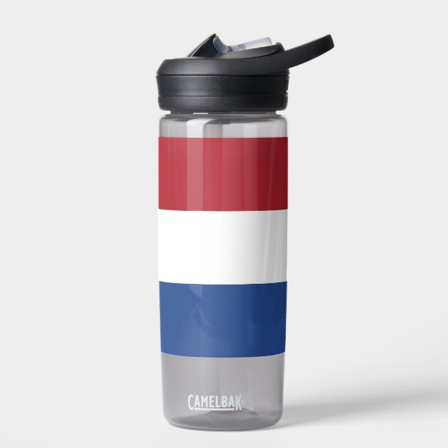 Water bottle with flag of Netherlands (Left)
