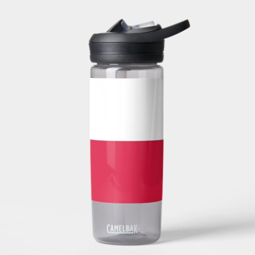 Water bottle with flag of Poland