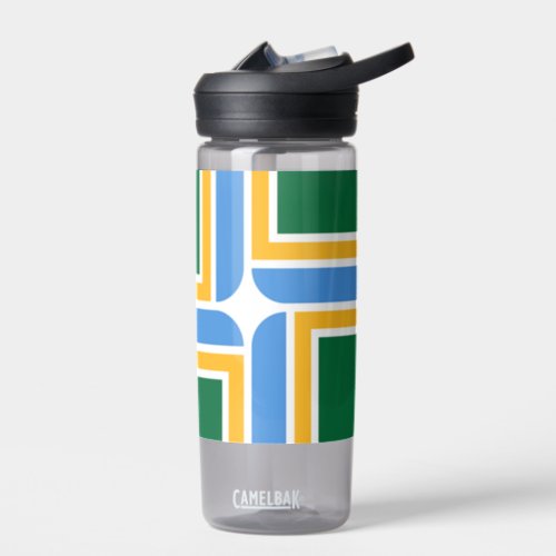 Water bottle with flag of Portland City US