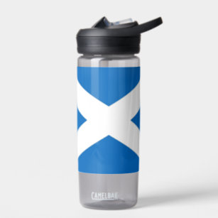 Water bottle with flag of Scotland, United Kingdom