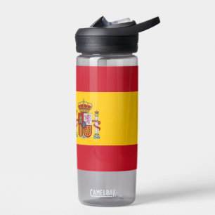 Water bottle with flag of Spain
