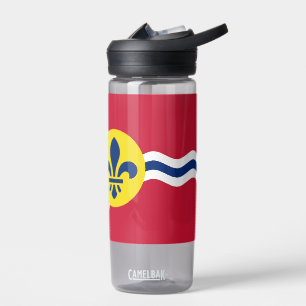 Water bottle with flag of St. Louis, Missouri