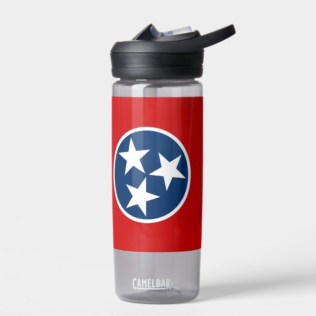 Water bottle with flag of Tennessee, U.S. (Left)