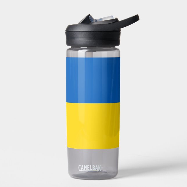 Water bottle with flag of Ukraine (Left)
