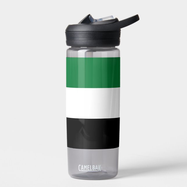 Water bottle with flag of United Arab Emirates (Left)