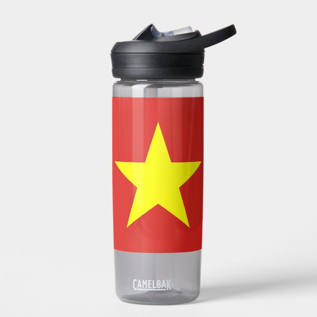 Water bottle with flag of Vietnam (Left)