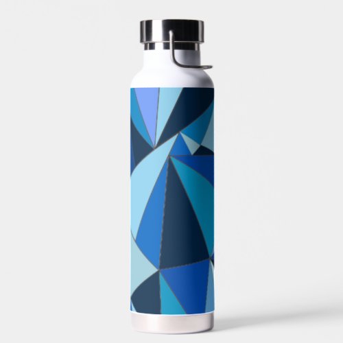 Water Bottle With Geometric Design 