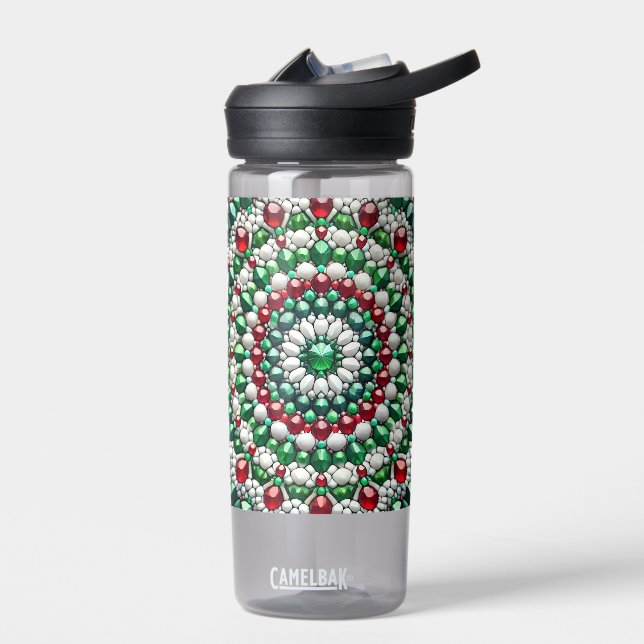 Water bottle with Italian Colors Design (Left)