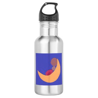 Water bottle with logo.