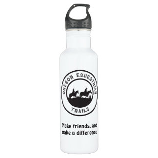 Water Bottle with OET Logo and Slogan