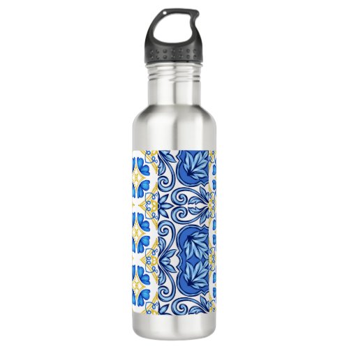 Water Bottle with pictures of Portuguese tiles