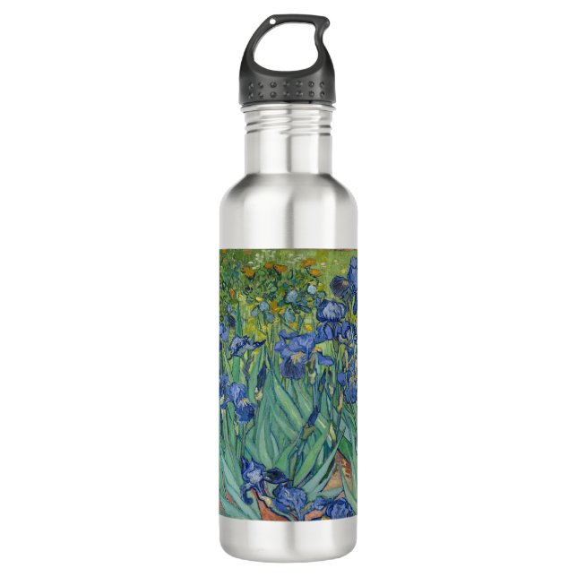 Water Bottle with Van Gogh's Irises (Front)