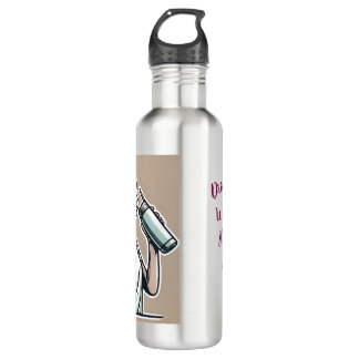 Water Bottler with Quote Stainless Steel Water Bottle