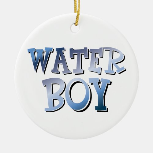 Water Boy Ceramic Ornament