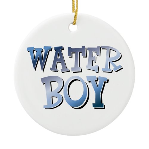 Water Boy Ceramic Ornament