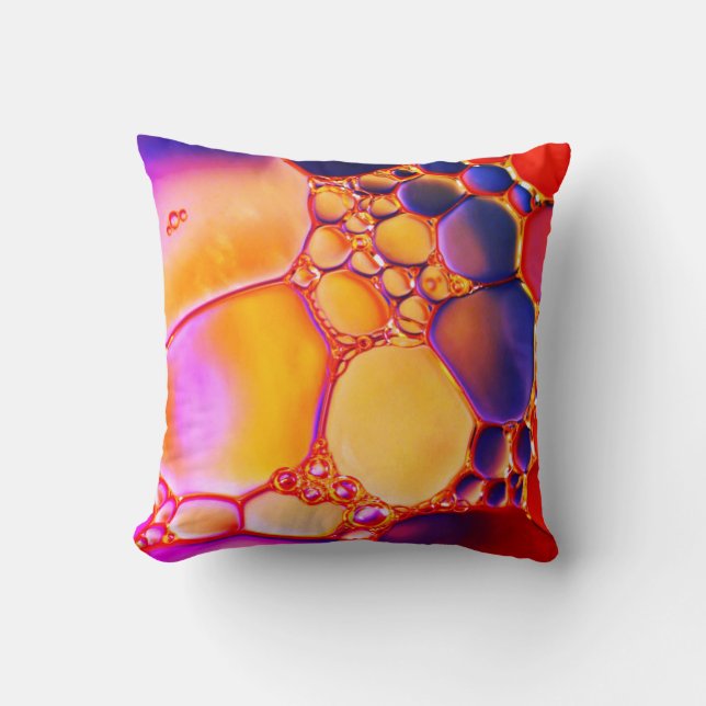 Water Bubbles Pillow (Front)