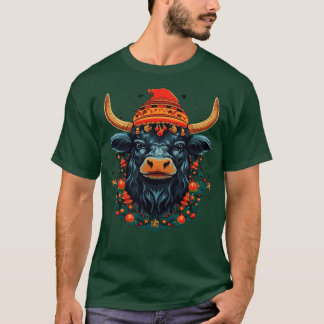 Water Buffalo Christmas T-Shirt