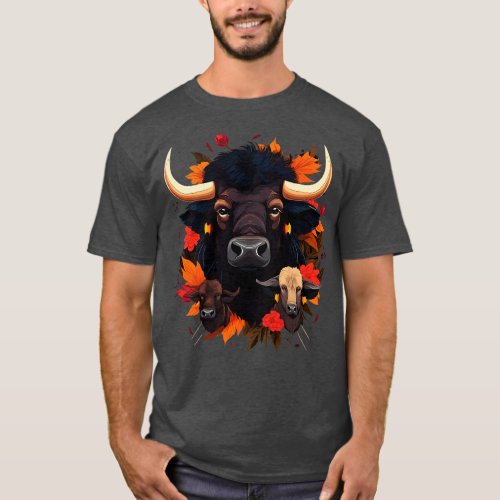Water Buffalo Coloring Book T_Shirt