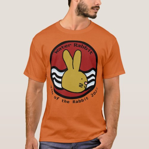 Water Bunny Rabbit Year of the Rabbit 2023 T_Shirt