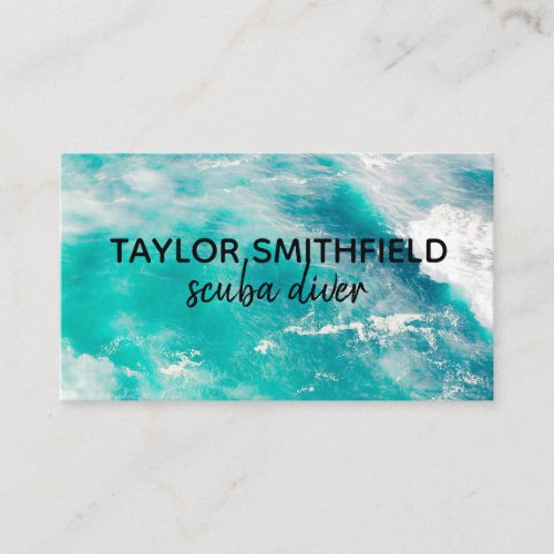 water  business card