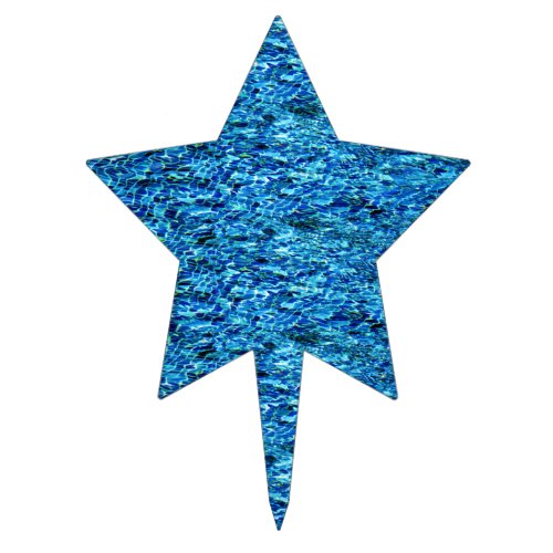 Water Cake Topper Star