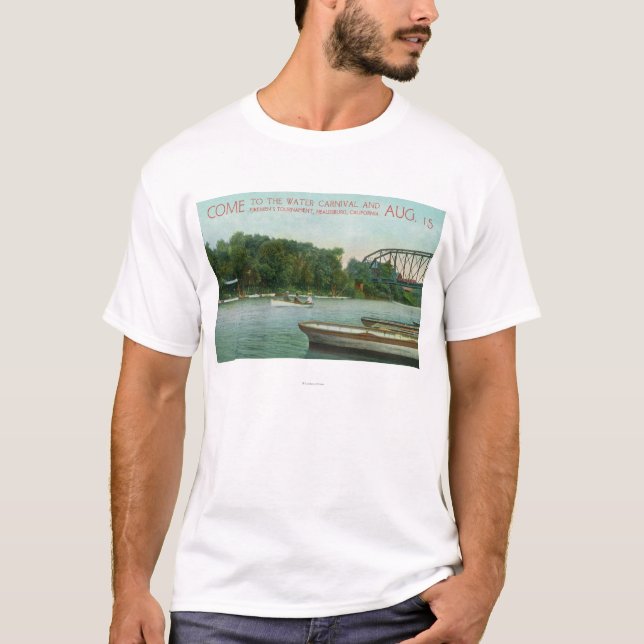 Water Carnival and Firemen's Tournament Promotio T-Shirt (Front)
