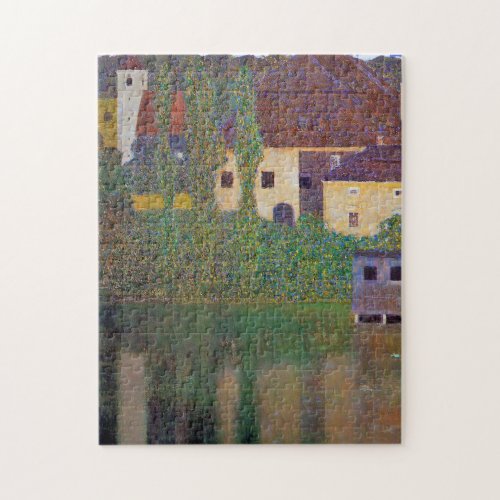 Water Castle Gustav Klimt Jigsaw Puzzle