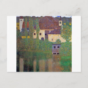 Water Castle, Gustav Klimt Postcard