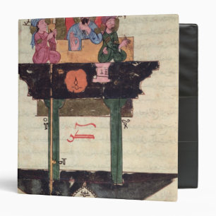 Water clock with automated figures binder