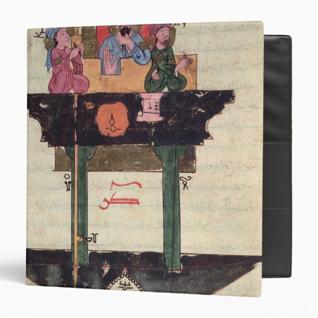 Water clock with automated figures binder (Front/Inside)
