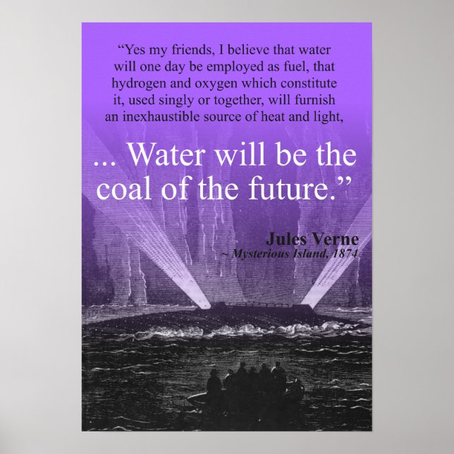 Water...coal of the future - Poster (purple) (Front)
